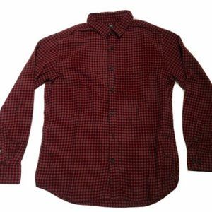 *SOLD*💥Pick 2 For $20💥Uniqlo Plaid Men Button L
